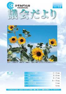 議会だよりNo.14号（2008年8月19日発行）