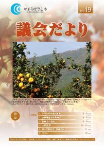 議会だよりNo.19号（2009年11月19日発行）