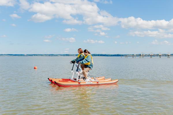 かすみがうらフェスタ2023湖上サイクリング・ウォーターロール体験