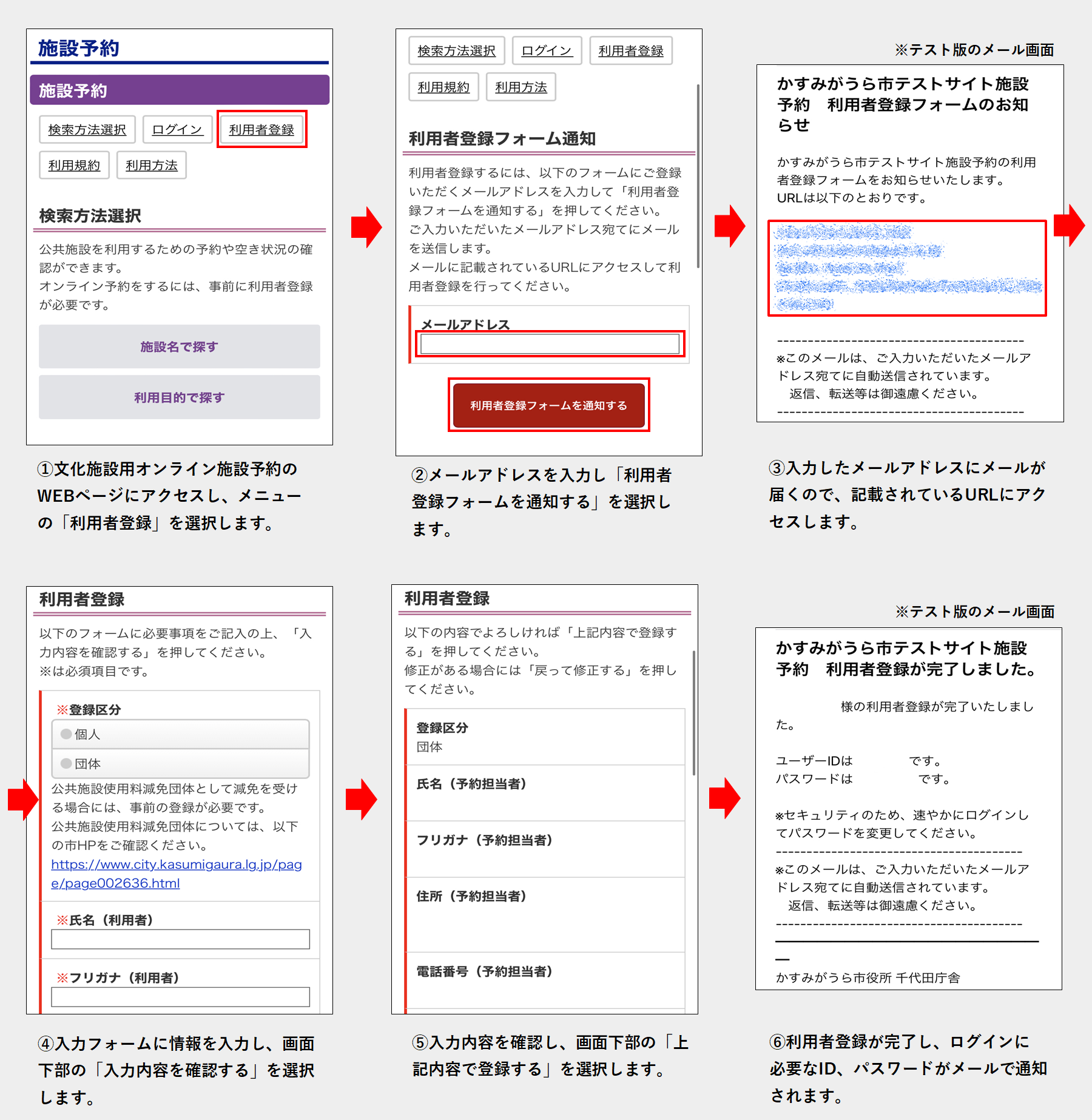 利用者登録