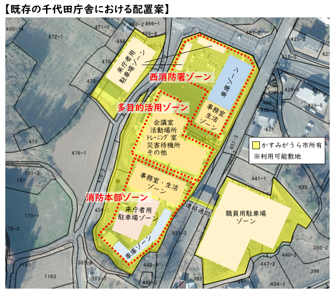 千代田庁舎配置案