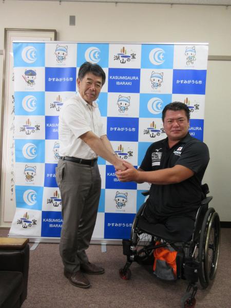 20250805_パラカヌー世界選手権出場_朝日省一選手表敬訪問