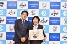 R7.11.26 市長表敬訪問(奥西氏)ねんりんピック2