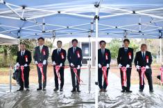 志筑城址屋外トイレ竣工式1