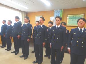 緊急消防援助隊授与式(整列)