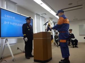 令和8年度 かすみがうら市消防団入団式02