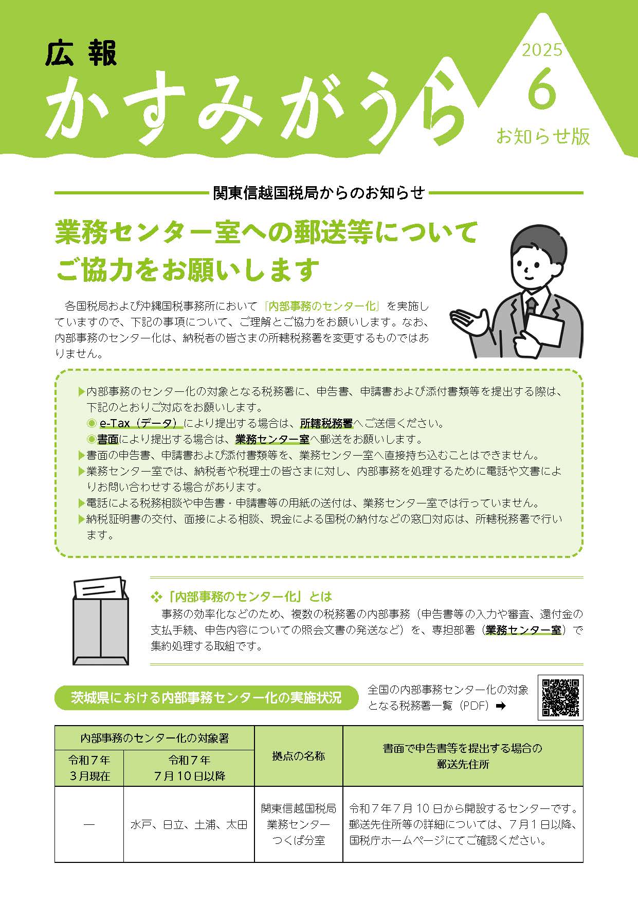 広報かすみがうらお知らせ版 2025年6月号（6月5日発行）